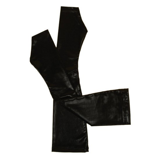 BLACK HIGH SHINE WET LOOK ARMLETS