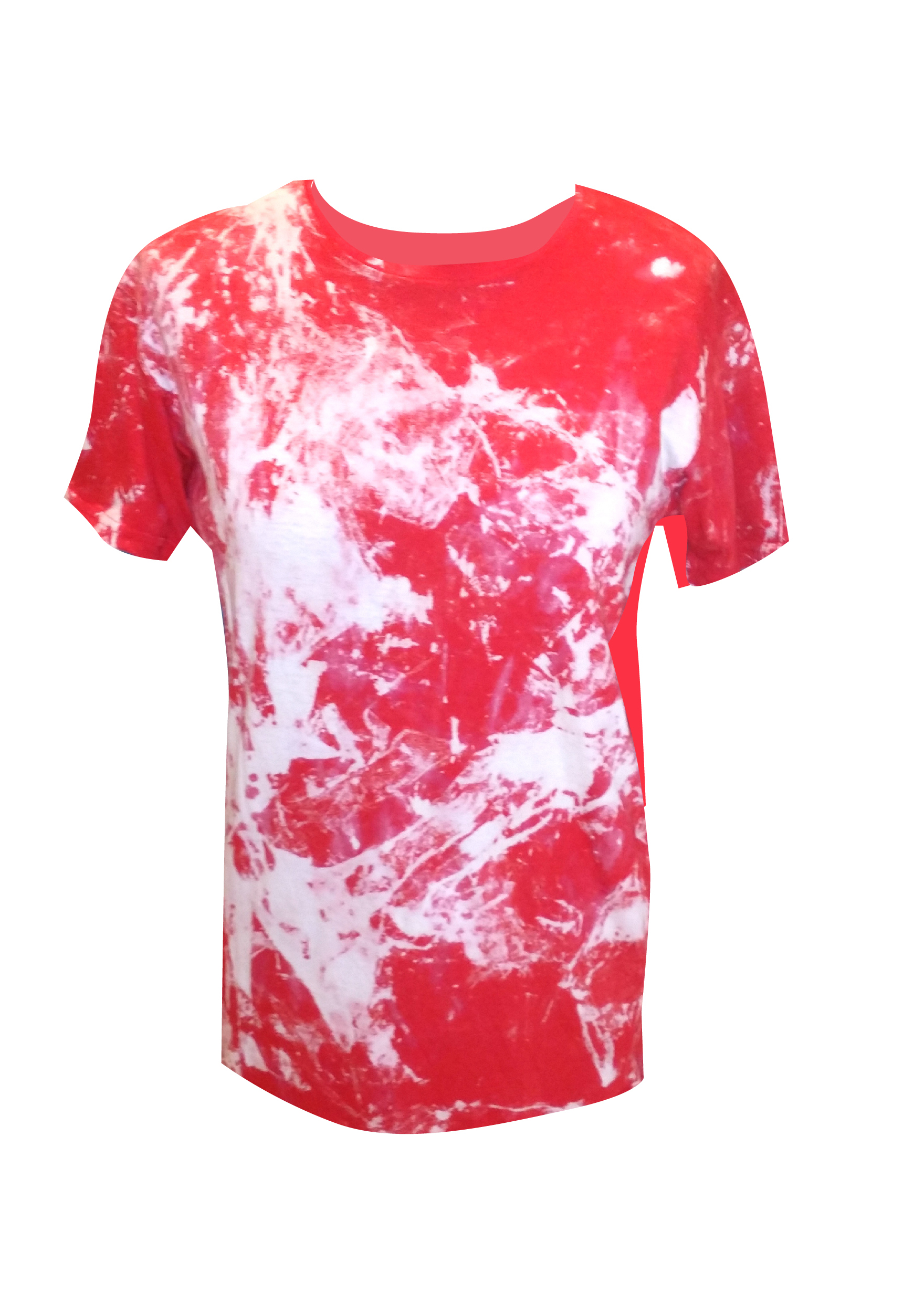 acid wash red shirt