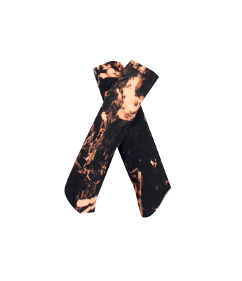 BLACK ACID WASH ARMLETS