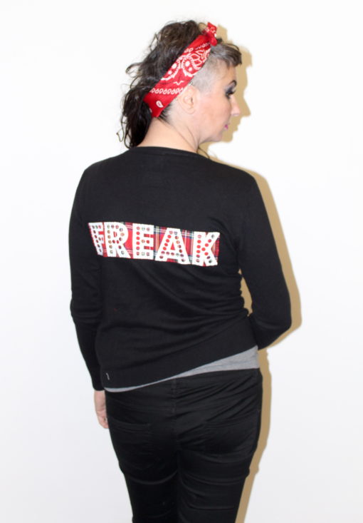 BLACK SKULLS FREAK CARDIGAN - Image 2