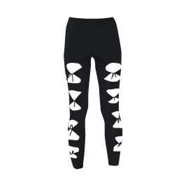 BLACK CORSET CUT OUT LEGGINGS