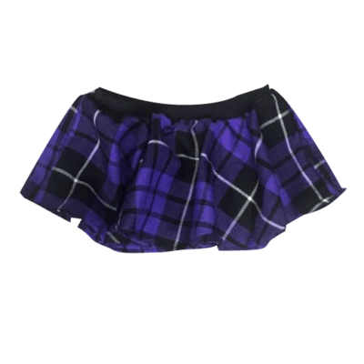 BABIES PURPLE TARTAN FULL CIRCLE SKIRT