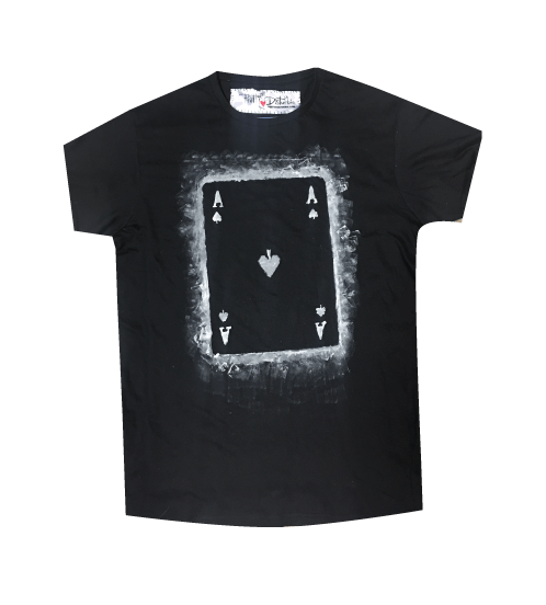 UNISEX ACES WHITE AND BLACK TOP | Pretty Disturbia