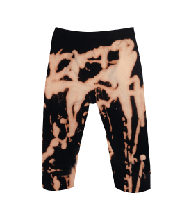 BABIES BLACK ACID WASH LEGGINGS