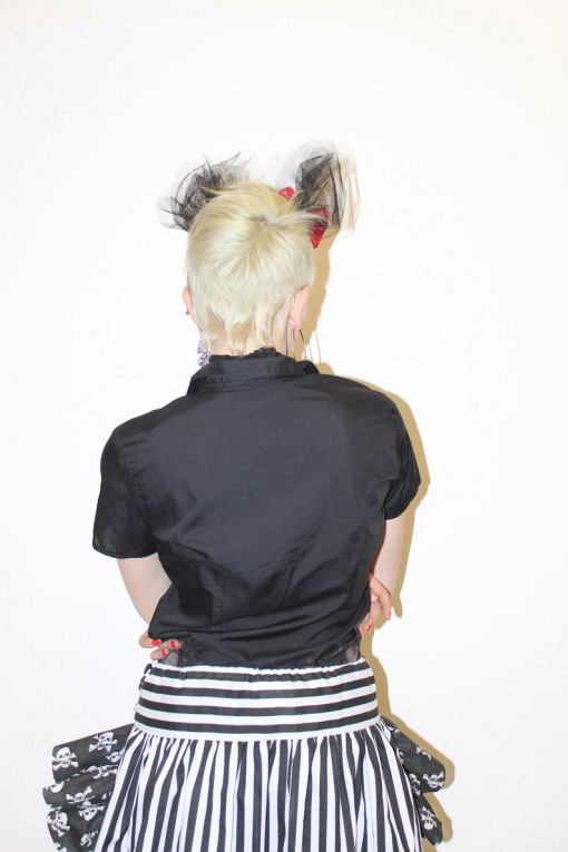 RED NETTED HAIR BOWS - Image 5