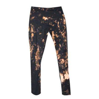 BLACK ACID WASH LEGGINGS