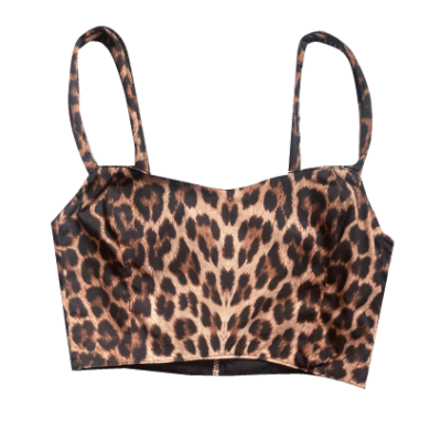 LEOPARD PRINT BRALET CROP TOP