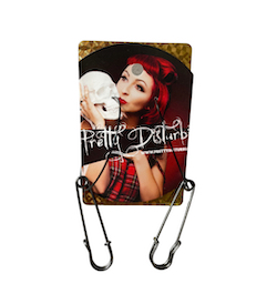 HANDMADE PUNK LARGE SAFETY PIN HOOP EARRINGS